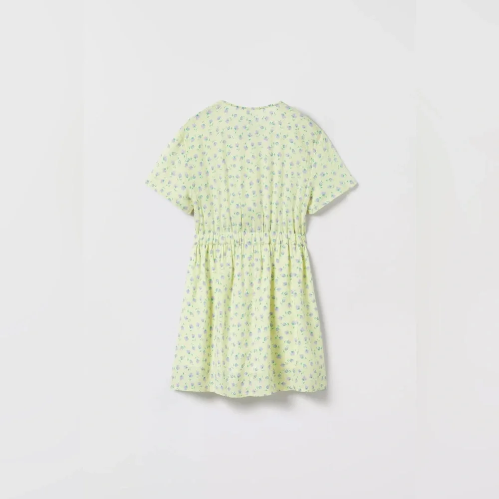 Zara kids Girls Cut Out flowers print knotted Dress